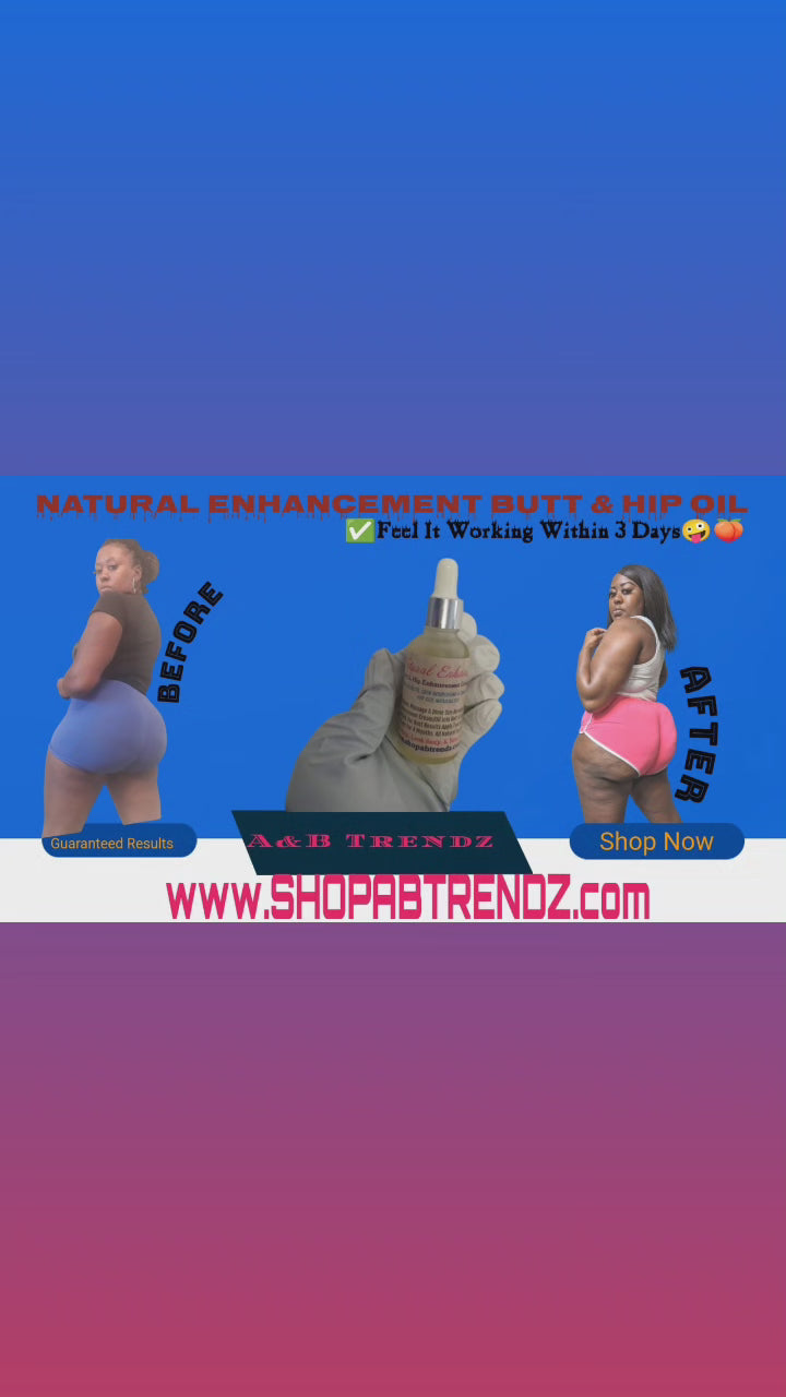 Natural Enhancement Butt & Hip Oil