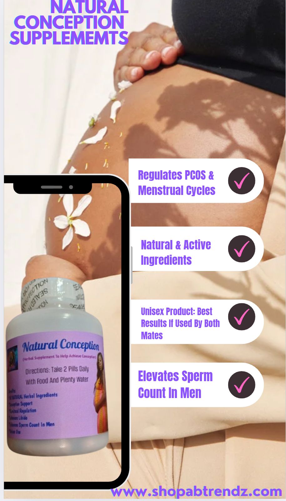 Natural Conception Herbal Supplement