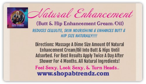 Natural Enhancement Butt & Hip Oil