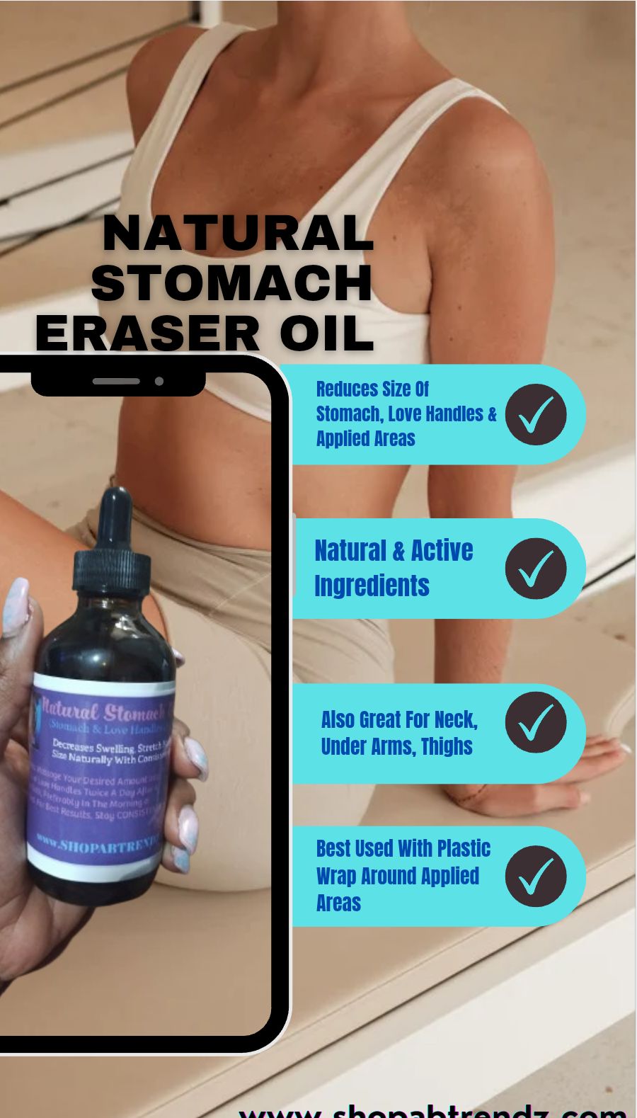 Natural Stomach Eraser Oil