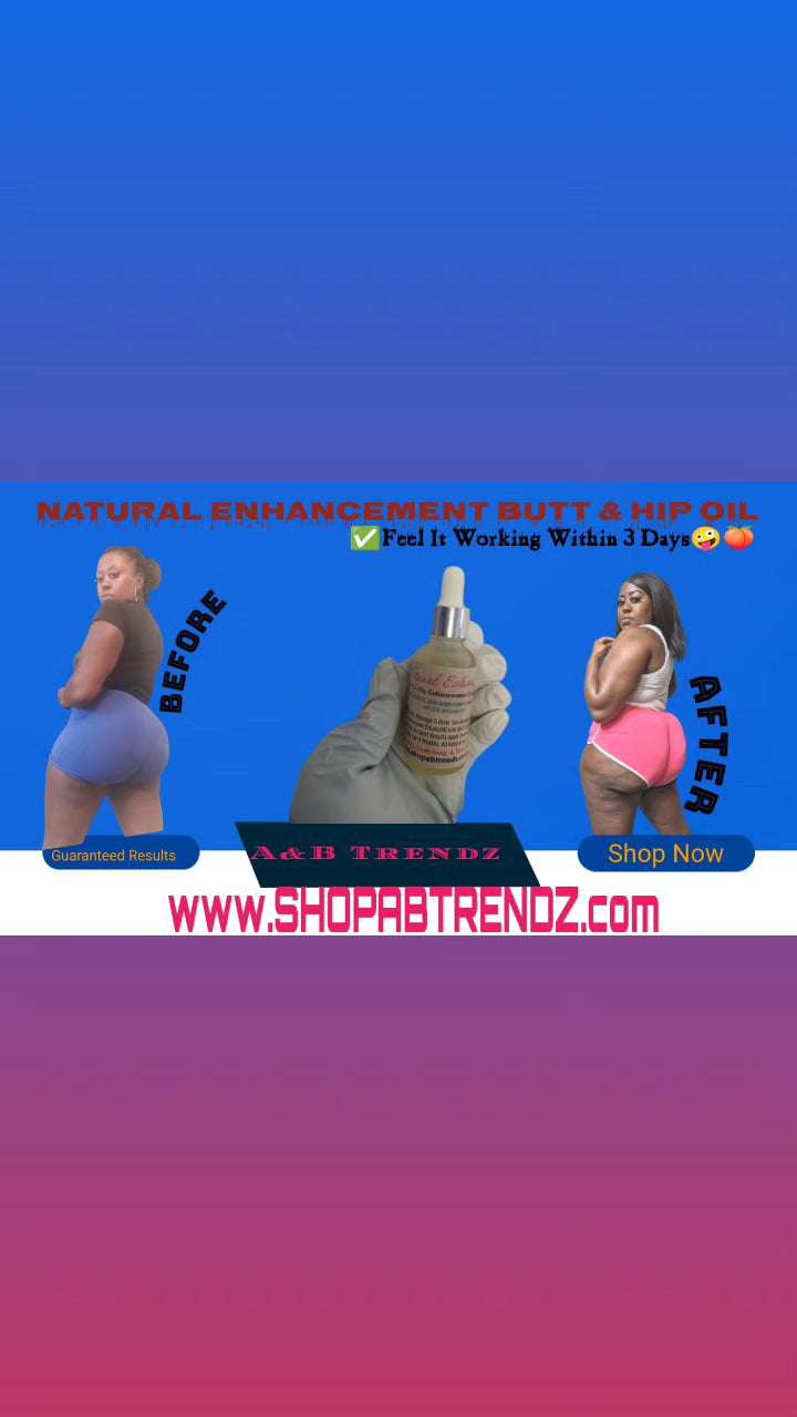 Natural Enhancement Butt & Hip Oil