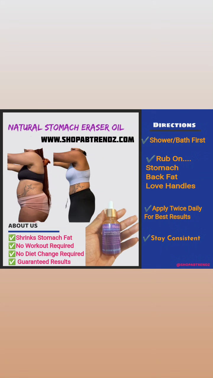 Natural Stomach Eraser Oil