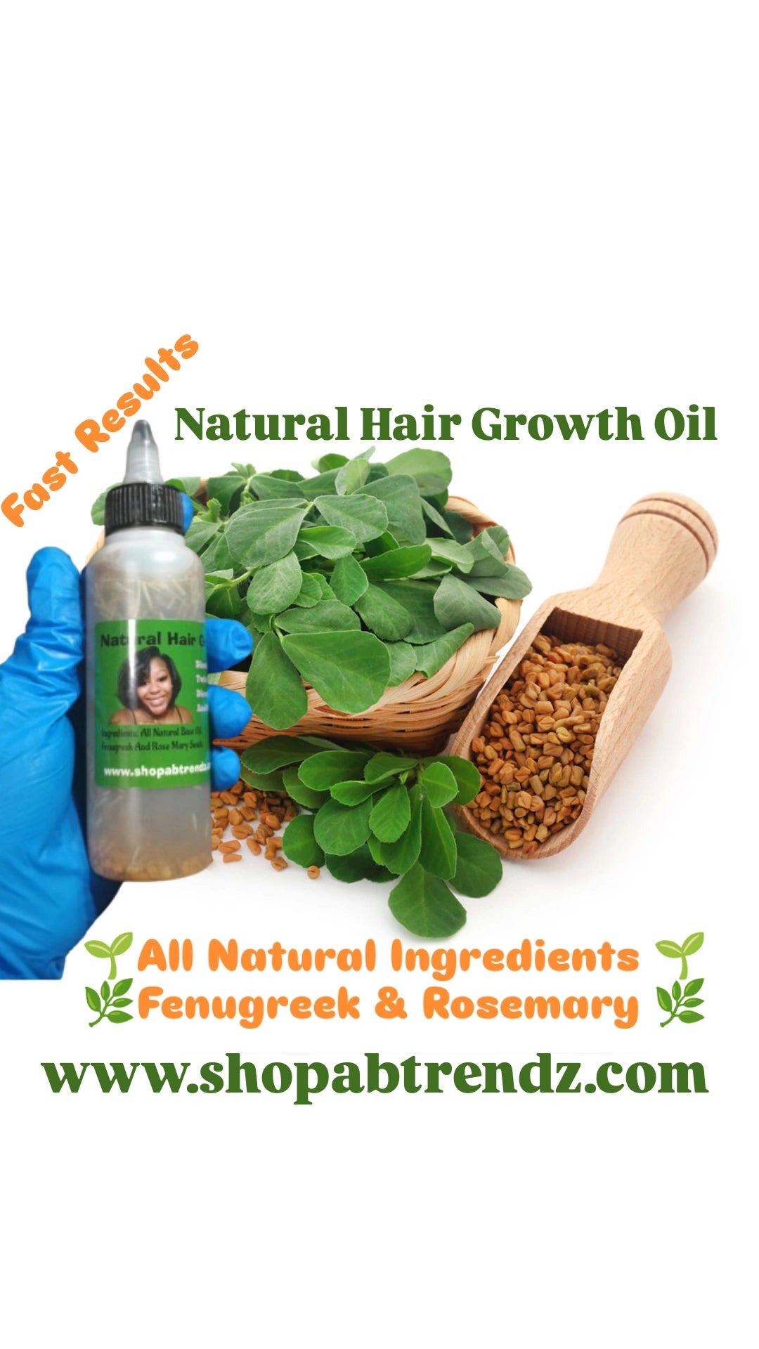 Natural Hair Growth Oil