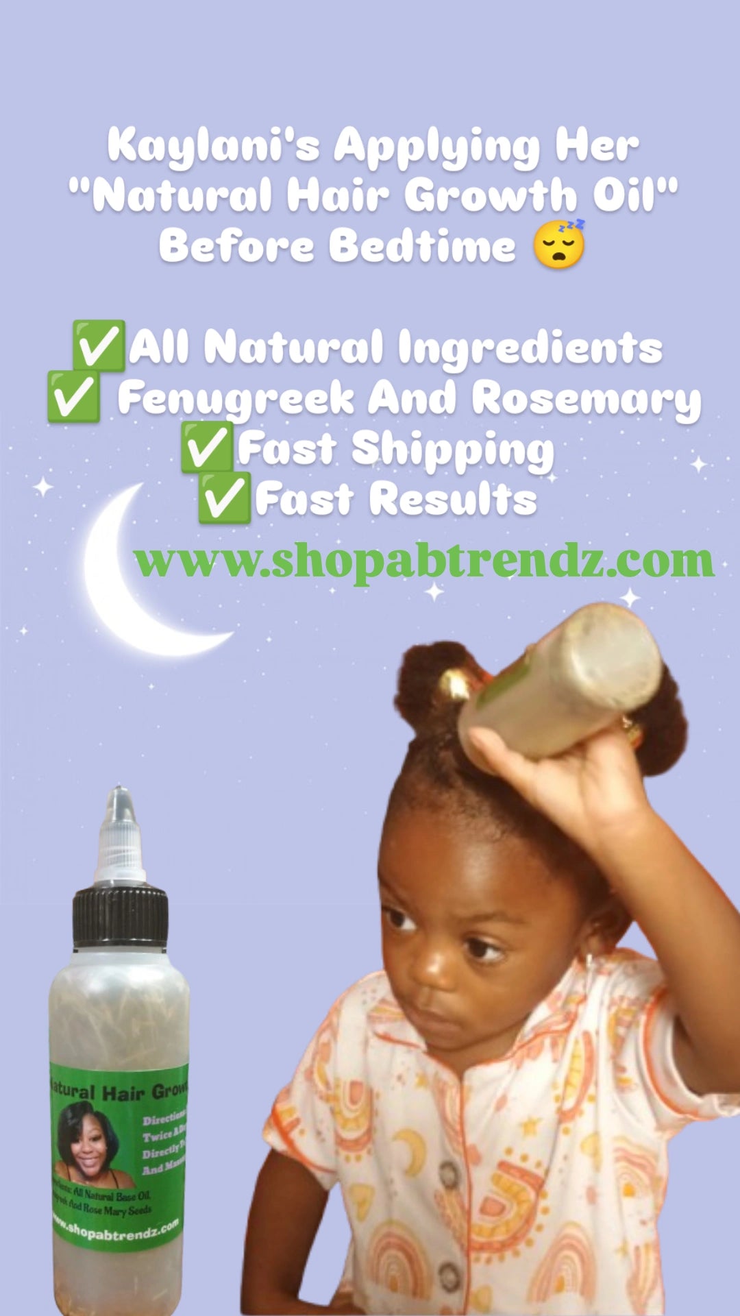 Natural Hair Growth Oil