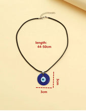 Load image into Gallery viewer, Spelled Evil Eye Necklace
